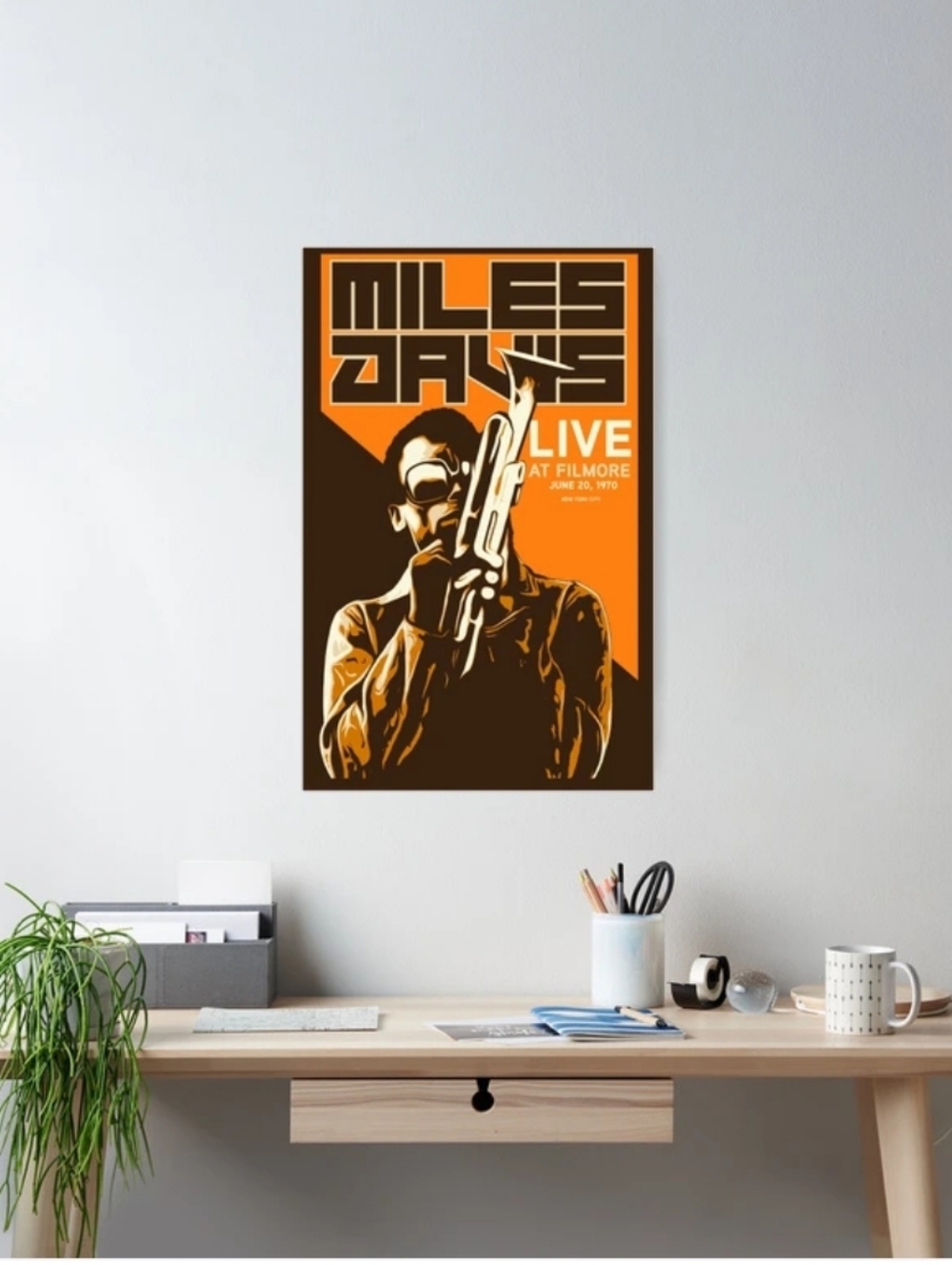 New Miles Davis Live at the Fillmore Poster Poster‎ 15.1" X 23.4"